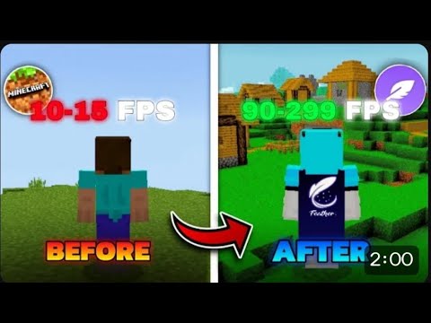 How to Fix LAG in Minecraft PE ( HINDI ) [1.20+] | How to Increase FPS in MCPE ?