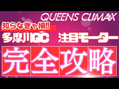 【多摩川クイーズクライマックス】　クイクラシリーズ　注目モーター紹介します！