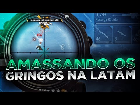 AMASSANDO OS GRINGOS NO SERVIDOR LATAM🇨🇴🇲🇽!! HIGHLIGHTS EM CAMPEONATO ROG PHONE 5s