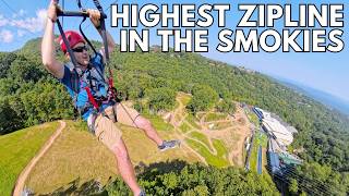 NEW Cloud Catcher Zipline at Ober Mountain in Gatlinburg Tennessee