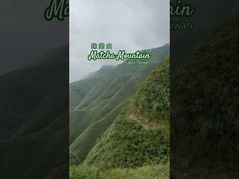 Matcha Mountain hike 🍵⛰️✅ #matchamountain #taiwan #taiwantravel #hiking #yilan #抹茶山 #mountainview