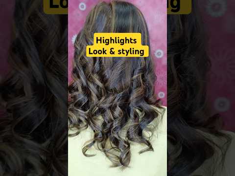 Highlights With Gray Hair Coverage l Color Hair Look, Styling #blondehair #highlights #stunninghair