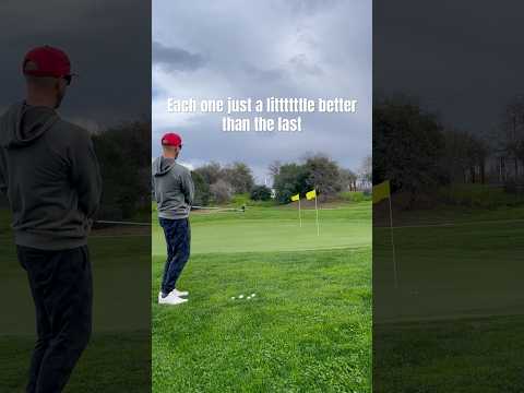 What do you notice most about my technique here from thicker rough? #golf #golftechnique #chipping