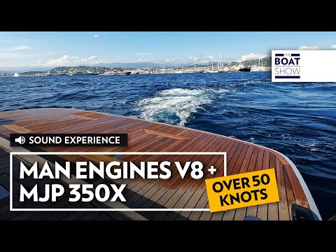 MAN V8 ENGINES + MARINE JET POWER - Experience on Board - The Boat Show