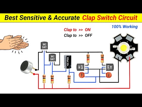 How to make Clap Switch || using transistor || Science Project || SKR Electronics Lab