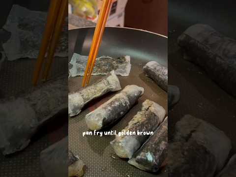 Rice Paper hack (Seaweed Rolls) #shorts #recipe