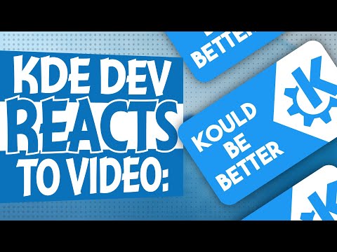 KDE Dev Reacts To "Thing KDE Could Do BETTER" by TheLinuxCast