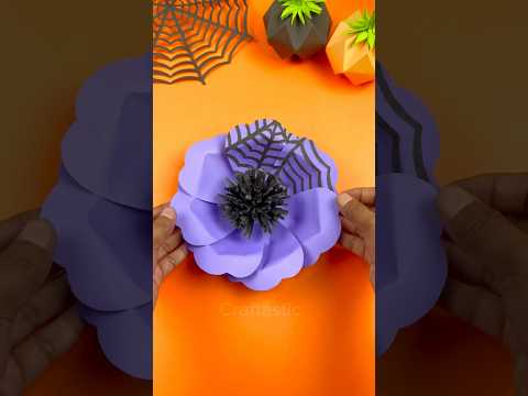 Halloween Decorations/ Paper Flower Decorations #shorts #papercrafts #halloween2023 #diy #ytshorts