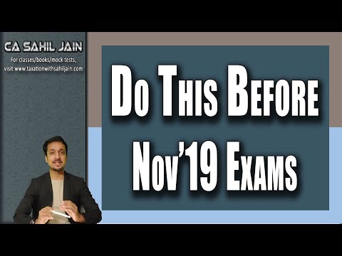 How To Revise Multiple Times Till Nov'19 | Various Strategies For Preparation