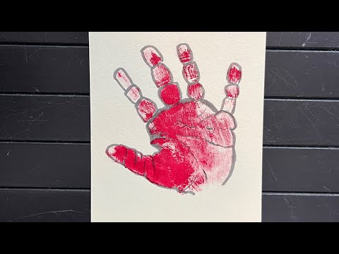 Quick kids craft - Handprints