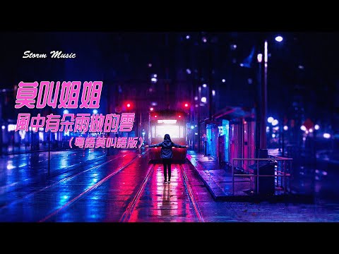 莫叫姐姐 - 風中有朵雨做的雲(粵語莫叫語版) [人漸遠不必繼續等 就算痛哭始終抱憾]【動態歌詞Lyrics】