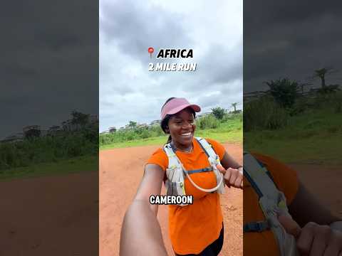 2mile run in Cameroon 🇨🇲 Red soil, fresh air & memories of my dad’s legacy🧡 #CameroonRun #africa