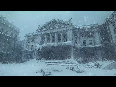 Heavy Blizzard & Blasting Wind Sounds for Deep Sleep┇Howling Wind & Blowing Snow┇Sounds to Sleep