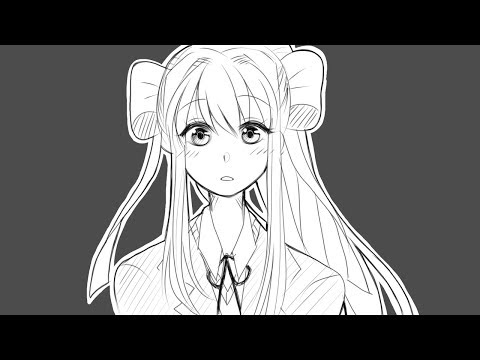 Monika Can't Help Falling in Love with You (Animatic)