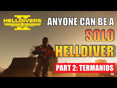 Helldivers 2: The Flamethrower is an insanely good weapon against the Terminids (Solo Helldive)