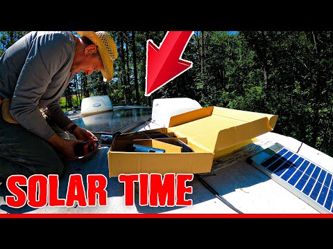 Fastening Solar Panels to The Off-Grid Camper Roof- End of Season