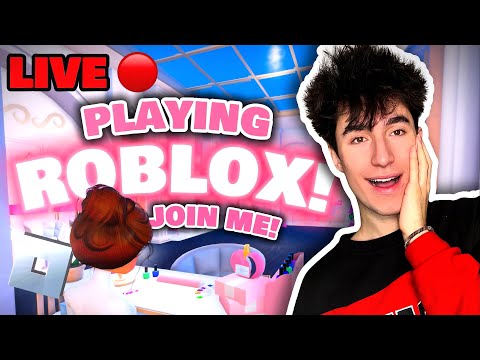 LIVE! PLAYING ROBLOX! JOIN ME!