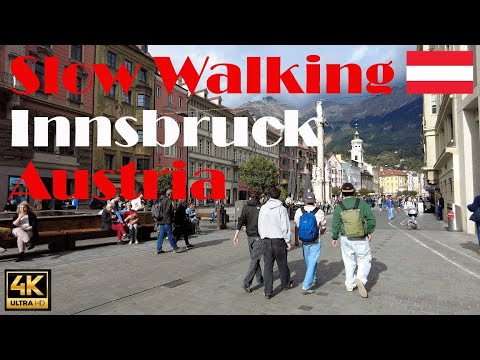 Slow Walking Innsbruck Austria  I   함께 걸어요 인스부르크 오스트리아