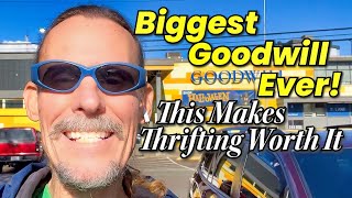 Thrifting for Vintage Deals in the World's Biggest Goodwill!