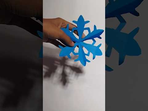 DIY Paper Snowflakes #christmascrafts #craft #diy #christmasdecoration #ytshorts #viral #trending