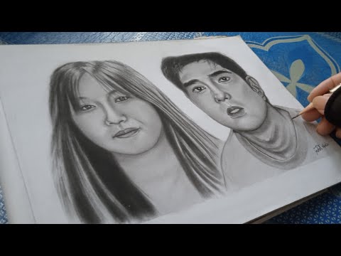 Drawing Gaile Francesca and Francis Magalona | jesar art