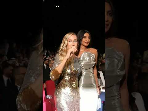 Sarah Jessica Parker & Priyanka Chopra posses on the Red Sea  Film Festival 2024 in Jeddah.#shorts