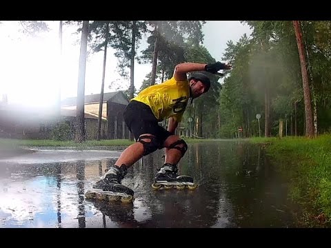 Hockey Stops on Wet Asphalt | VLOG #3