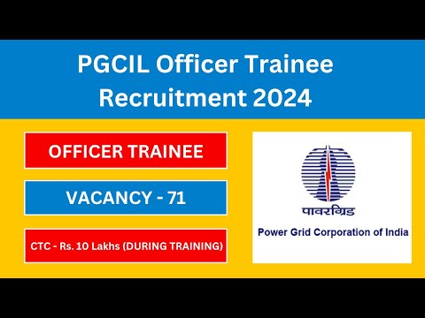 POWERGRID OFFICER TRAINEE Notification 2024 | Latest Government Jobs 2024