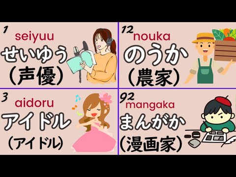 Japanese Vocabulary:100 Names of Professions You Must Know