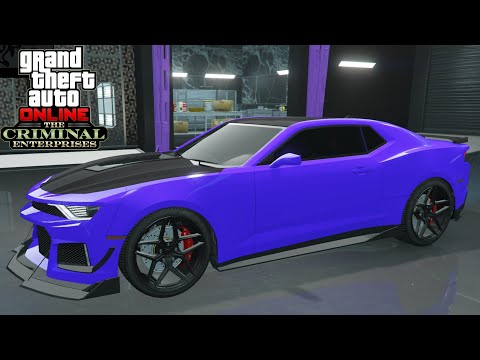 VIGERO ZX (CAMARO ZL1) Customization + Test Drive | The Criminal Enterprises | GTA Online