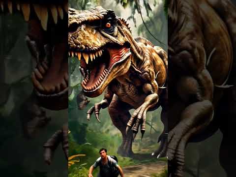 Dinosaur attack #reel #reels #trending #viral #viralreels #video #tiger #wildlife #reelsvideo