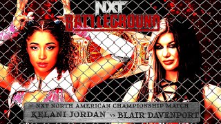 PLE #1: NXT Battleground (Match 1): NXT NA Championship Match - Kelani (c) vs Blair [WWE2k24]