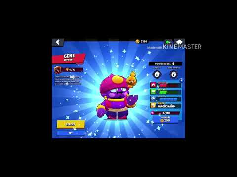 Buying Brawl Pass Bundle, Getting Gene, and upgrading him to power 5 (Brawl Stars)