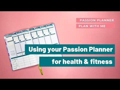 Different Ways to Track Health & Fitness in your Passion Planner