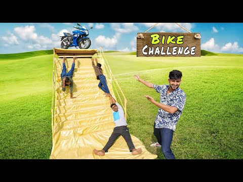 Oil slide challenge winner will get brand new bike 😱