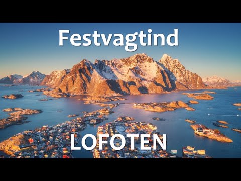 Lofoten Adventure: Hiking Festvagtind Peak near Henningsvaer I Norway