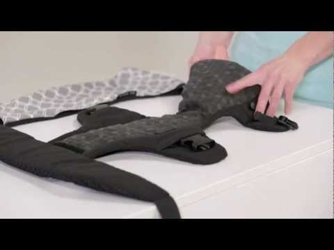 JJ Cole Medley Baby Carrier - Putting on a Carrier Cover