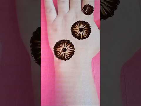 Easy mehndi design trick #mehndi #youtubeshorts #shorts #trending