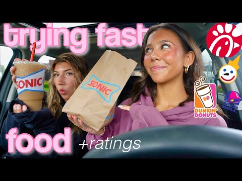 TRYING + RATING FAST FOOD *ft my bsf*