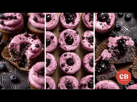 The Best Blueberry Cupcakes EVER! (Bakery-Quality & Bursting with Flavor!)