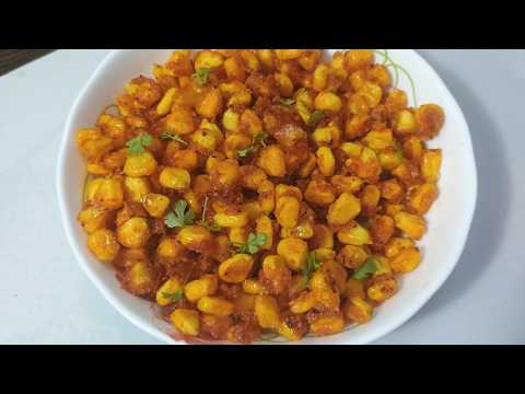 Sweet Corn Recipe | Crispy Corn Recipe | Sweet Corn Fry | Easy Evening Snacks | Snacks Recipes