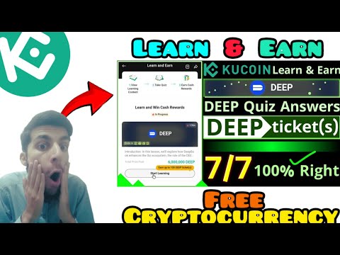 KuCoin DEEP Quiz Answers || Learn and Earn DeepBook Quiz || How to Use DEEP ticket