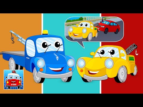 Tow Truck Song Kids Learning Video with Fun Music by Ralph And Rocky Cars