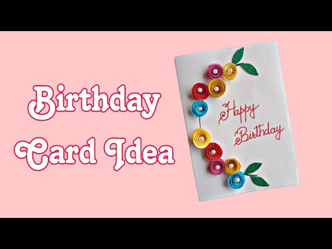 Easy Birthday Card Making Idea| Handmade Card| Birthday Card Banany ka tarika