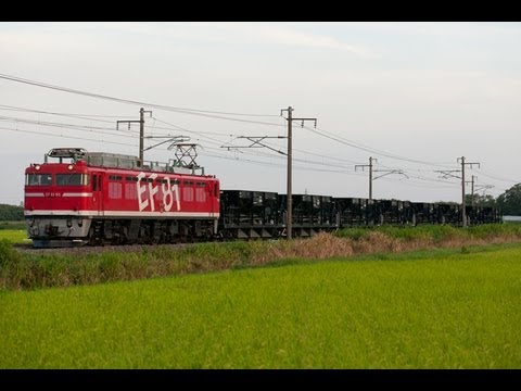 工6383レ 水戸工臨 EF81-95 2013/8/18