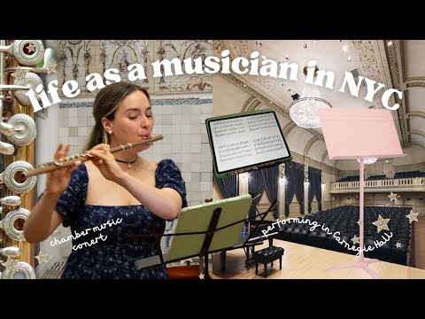 Vlog: performing in Carnegie Hall and an antique tile store 🎶 🪈 | flute player in NYC