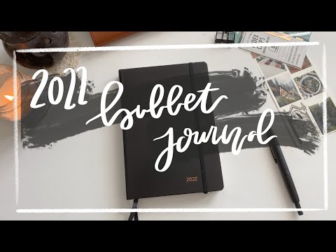 2022 Minimal Bullet Journal Setup | L1917 | LindseyScribbles