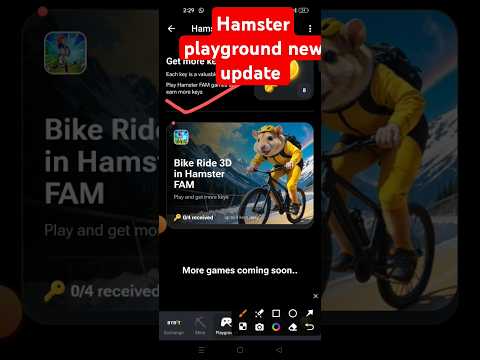 Hamster playground game l hamster today new update l hamster bike ridel