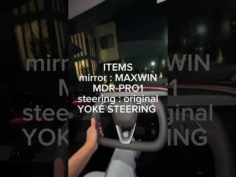 Car:Tesla model3 2023 long-rangeItem:MDR-PRO1 Yoke steering.