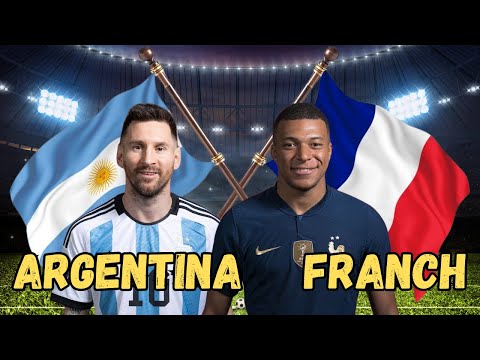 Argentine vs Franch | Messi vs Mbappe #football  #shortsfeed